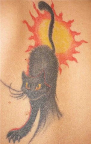 Фото, значение в магии татуировки " Кот. Кошка. Котенок. " X_8fb0e322